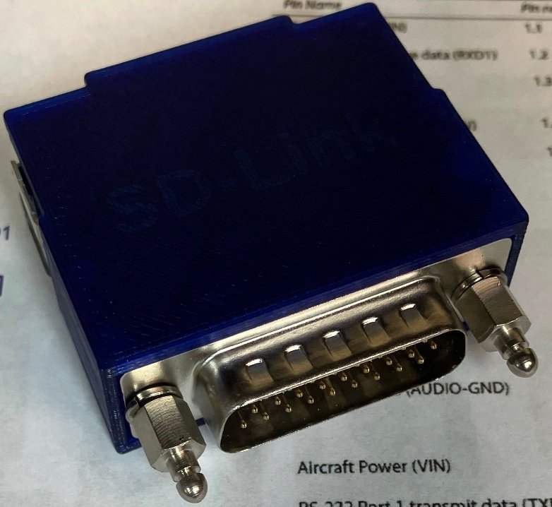SD-Link AC1-DS Bluetooth-Adapter in Entwicklung für das AIR Avionics Funkgerät AC-1