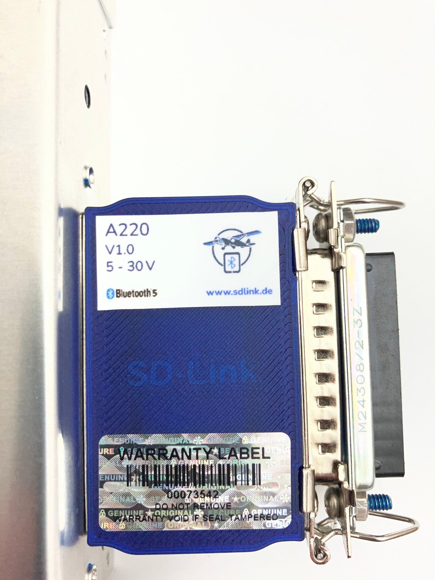 SD-Link A220-DS: Typenschild A220